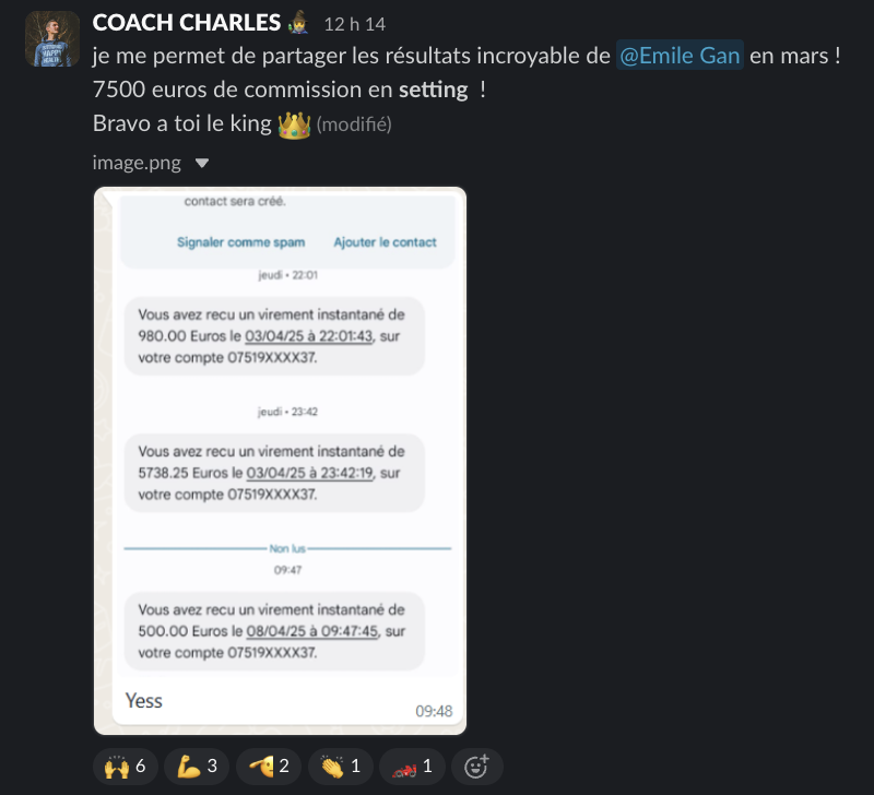Témoignage d'un élève Money Trees