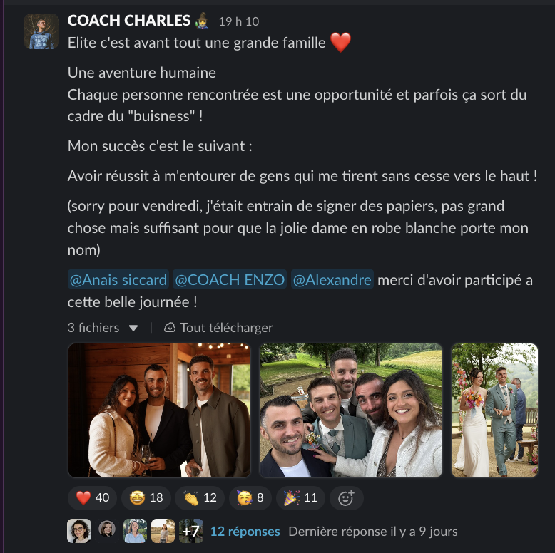 Témoignage d'un élève Money Trees