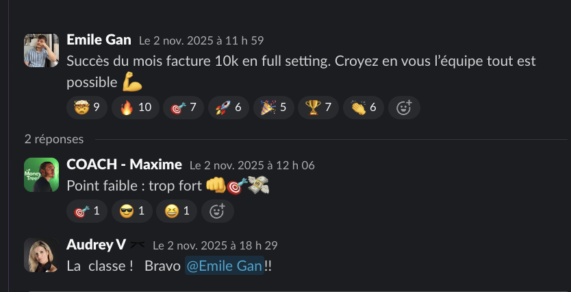 Témoignage d'un élève Money Trees